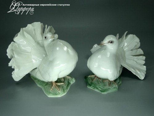 Купить фарфоровую статуэтку Rosenthal Голуби